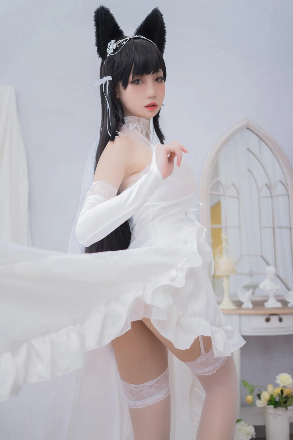 焖焖碳 - 碧蓝航线·爱宕 花嫁 [20P-211MB] tg@simisebaisi 【丝足阁】005.webp